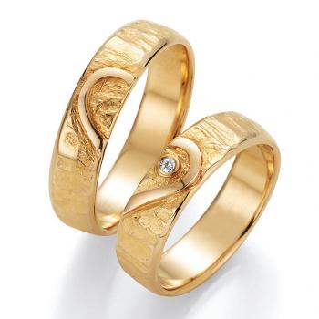 Nowotny-Collection Ruesch Trauringe Gelbgold 66/51150-054 + 66/51160-054